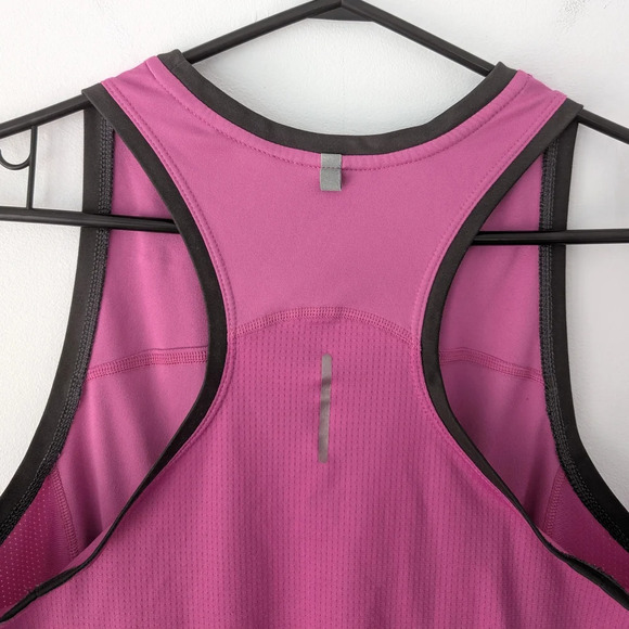 Nike Dri-fit Miler Running Training Pink Tank Top In Size M - Picture 4 of 8